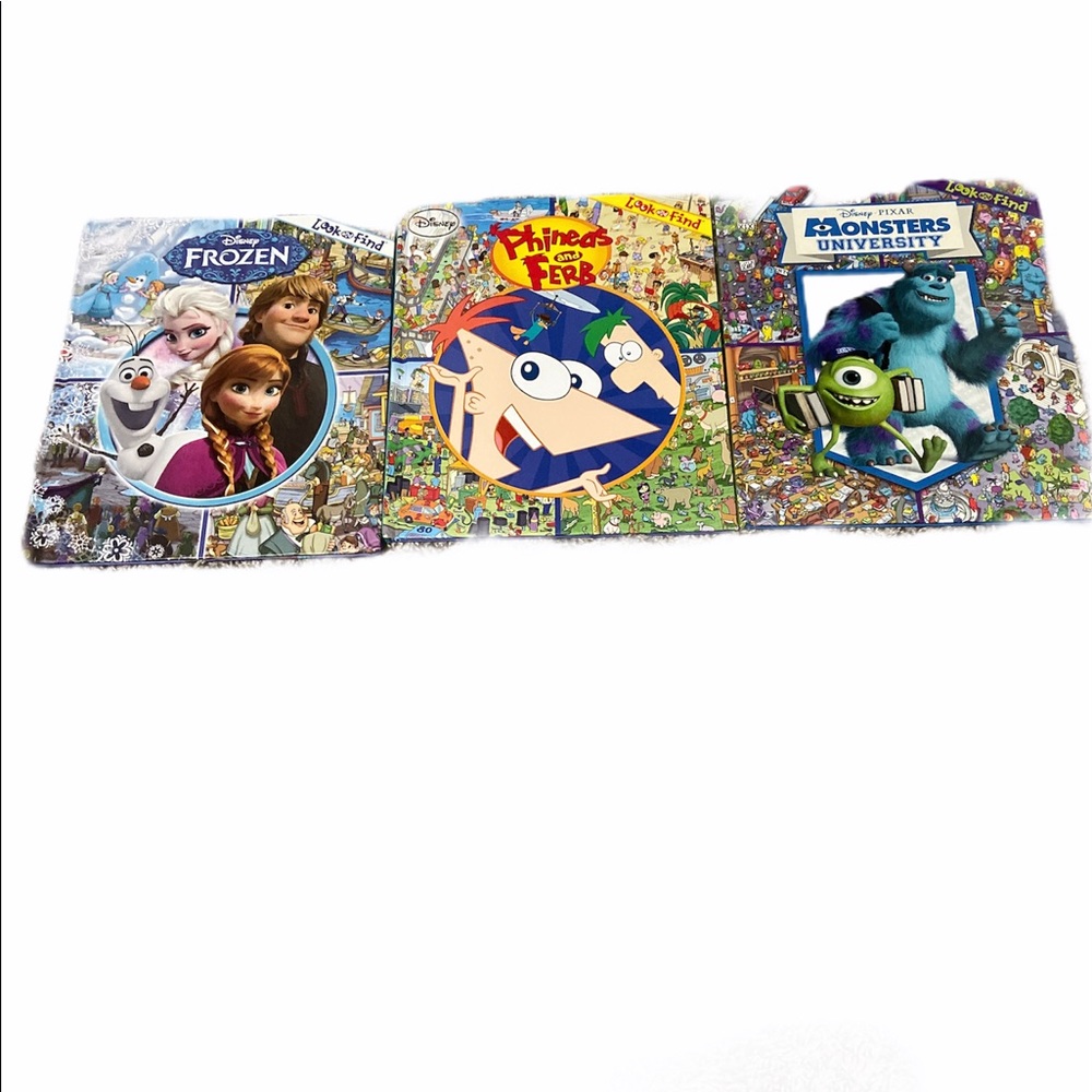 Disney Pixar Look and Find Books
